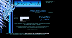 Desktop Screenshot of immoralattack.com